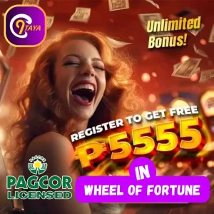 C9taya Wheel of Fortune  5555 bonus banner